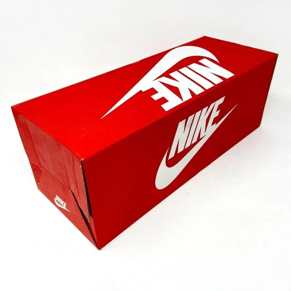 NIKE Red Empty Shoe Box Slides Storage Replacement NO SHOES BOX ONLY - Picture 2 of 4